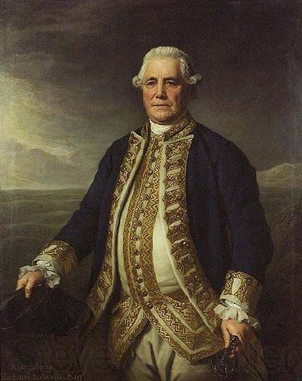 Nathaniel Dance Admiral Richard Edwards Spain oil painting art